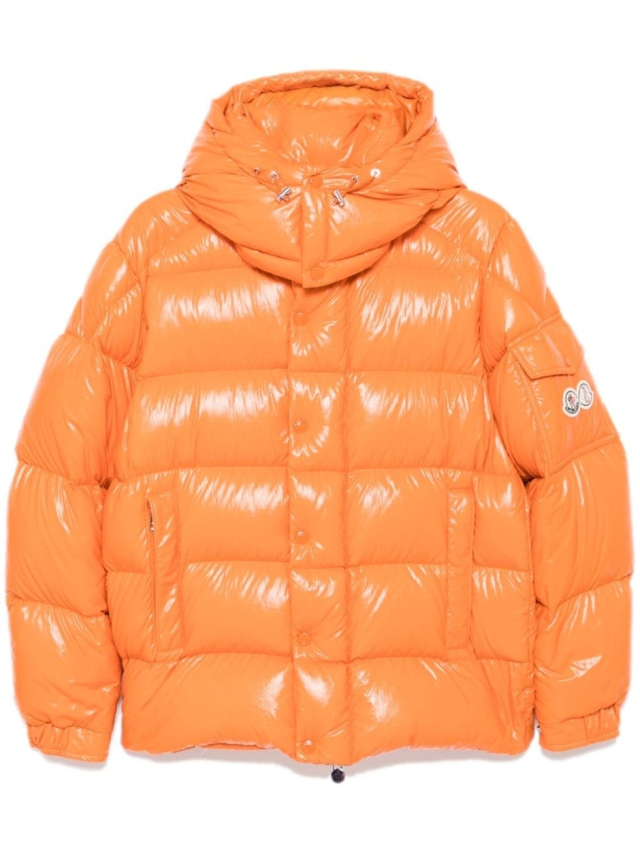 

Пуховик Moncler Maya, оранжевый