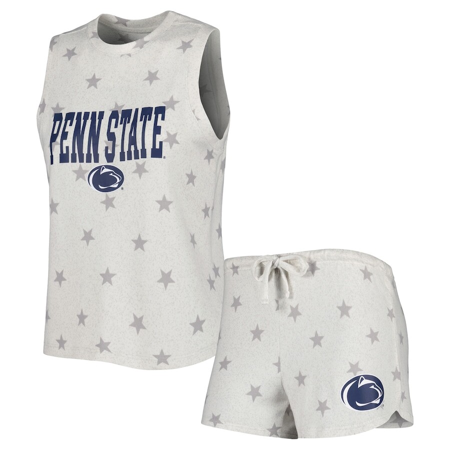 

Пижамный комплект Concepts Sport Penn State Nittany Lions, кремовый