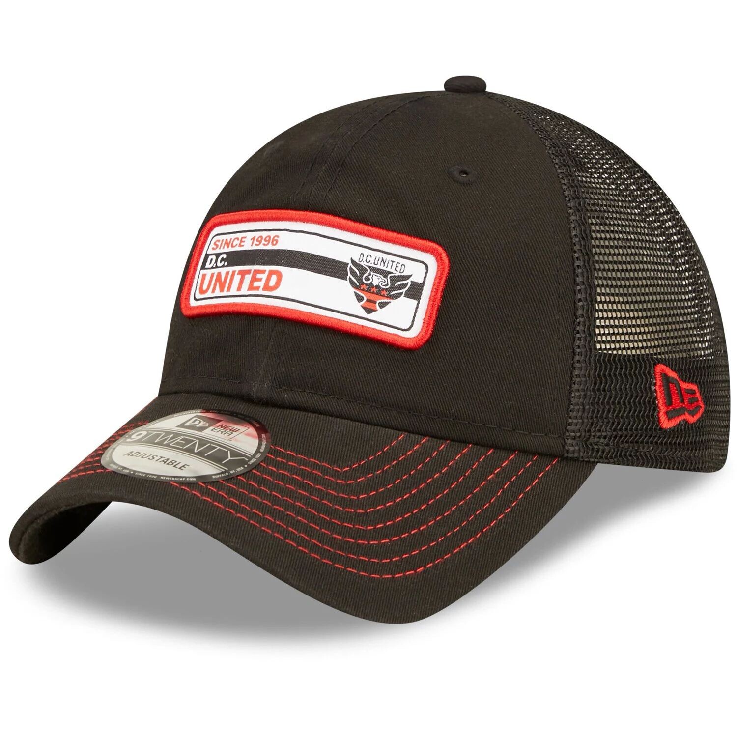 

Мужская черная кепка New Era DC United Созданная 9TWENTY Snapback