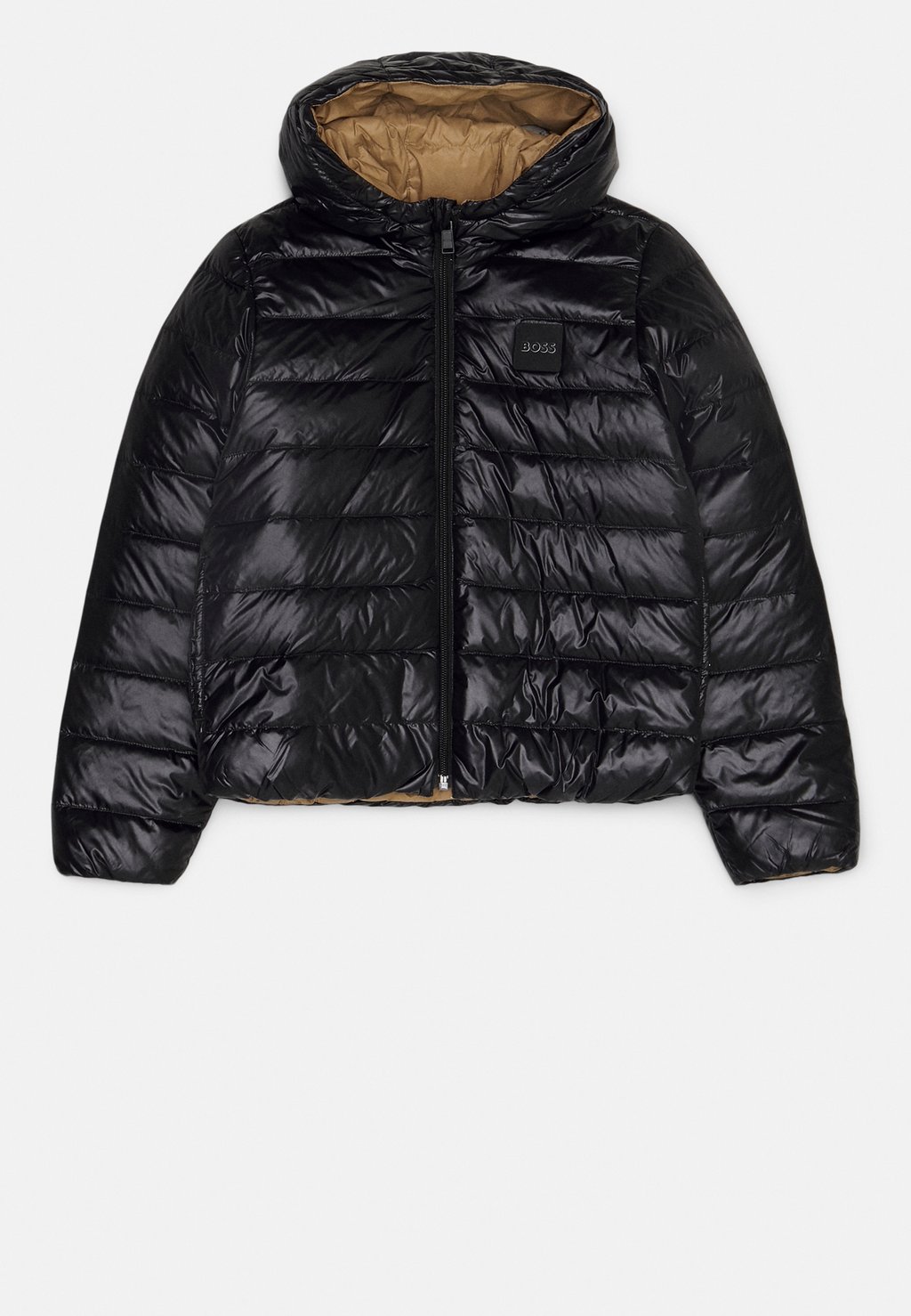 Зимняя куртка PUFFER BOSS Kidswear, цвет black