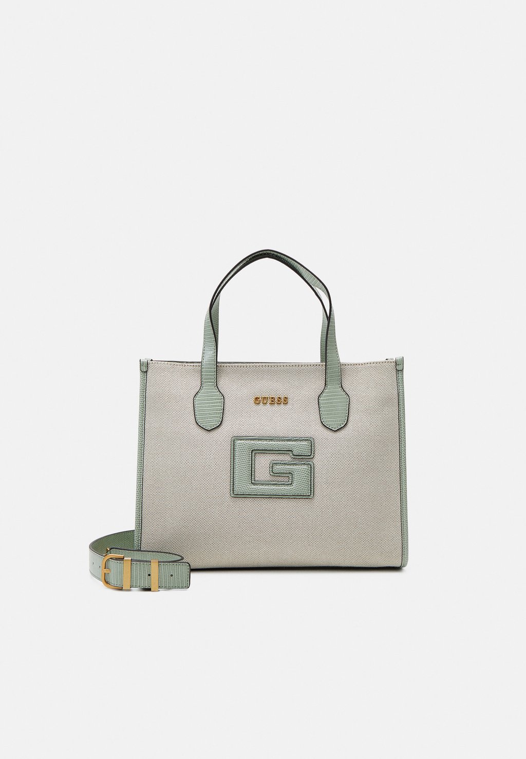 

Сумка Guess СУМКА STATUS COMPARTMENT, цвет natural/sage