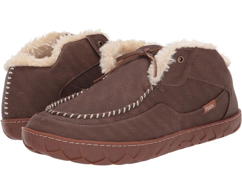 

Домашняя обувь Flojos Tonga Lined Slipper, цвет Brown/Gum
