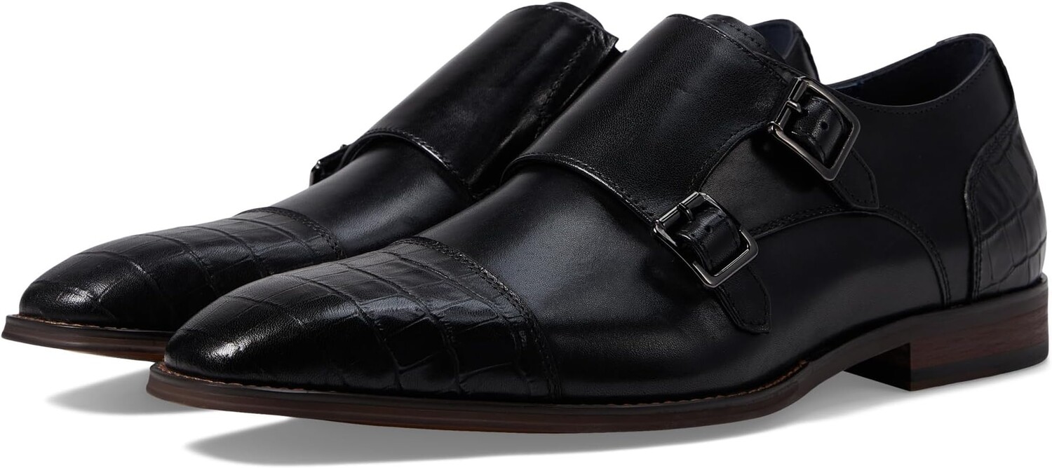 

Оксфорды Stacy Adams Pierson Cap Toe Double Monk, черный