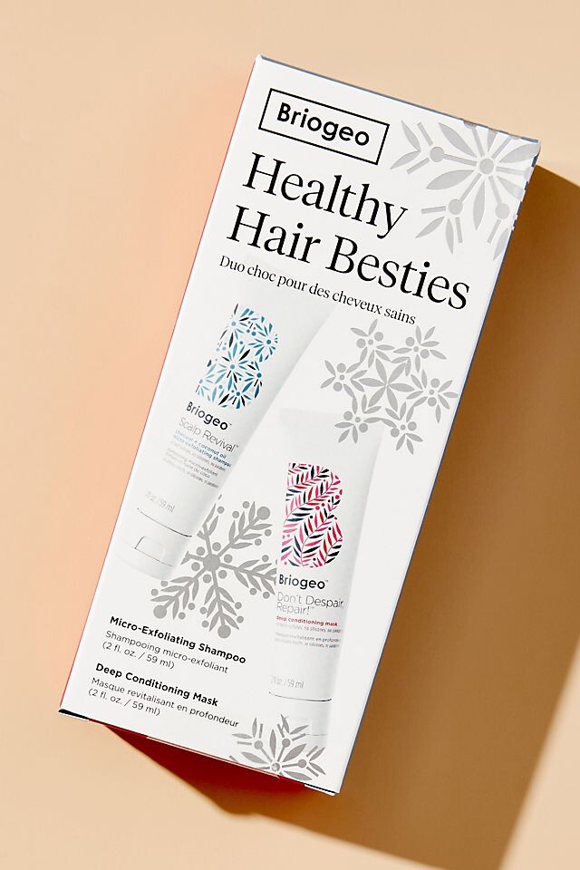 

Шампунь Briogeo Healthy Hair Besties Восстанавливающий и набор масок дорожный