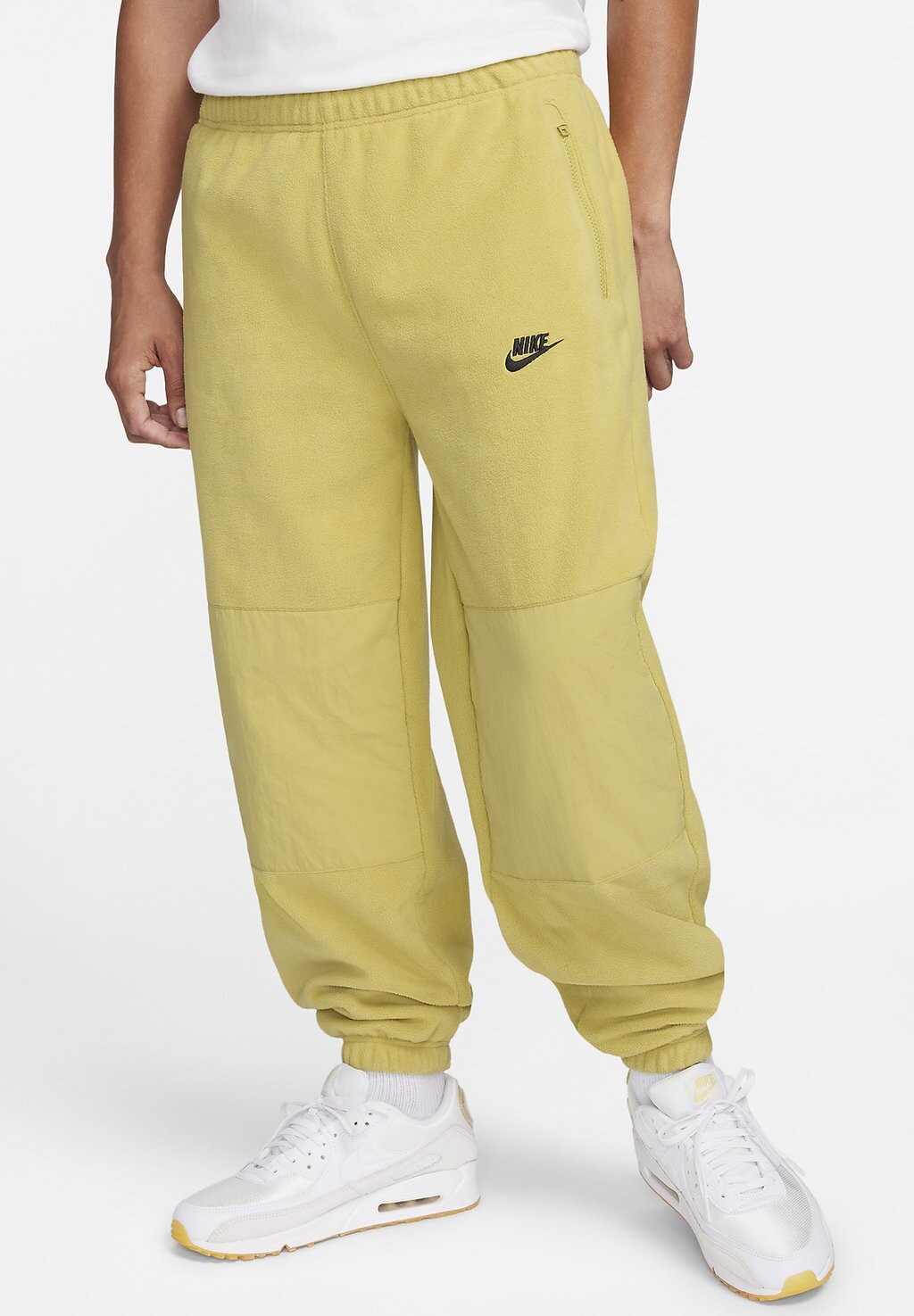 

Спортивные брюки CLUB POLAR Nike, желтовато-золотой черный