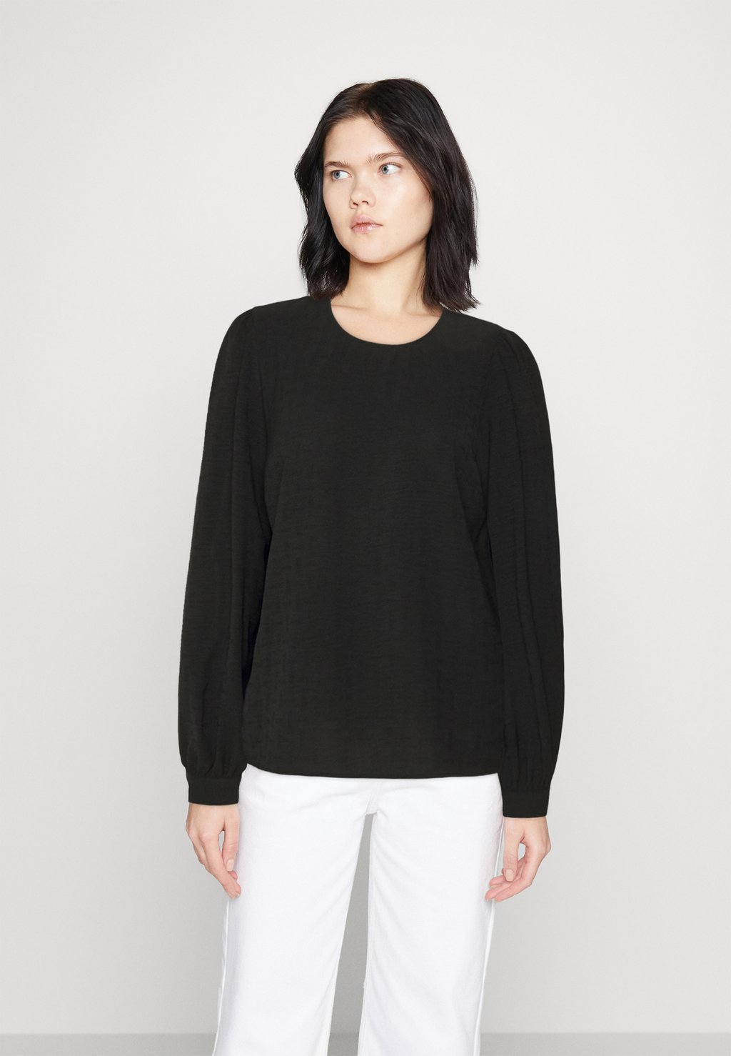 Рубашка с длинным рукавом Vero Moda, черный рубашка с длинным рукавом vero moda curve mymilo черный