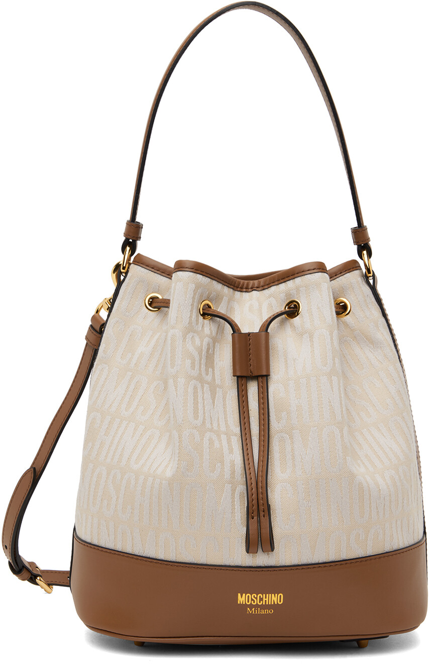 

Сумка с логотипом Off-White & Tan Moschino