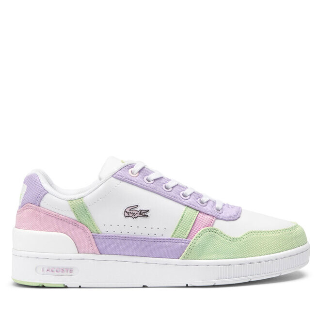 

Кроссовки Lacoste T-Clip 747SUJ0005 Wht/Pnk B53, белый
