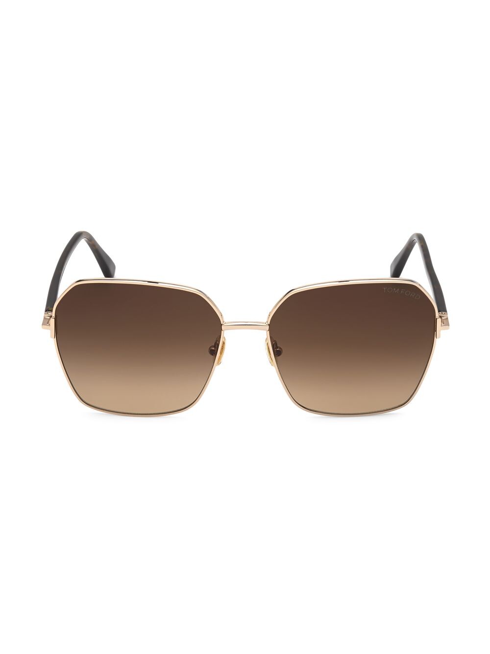 

Солнцезащитные очки Claudia 62MM с геометрическим рисунком Tom Ford, коричневый