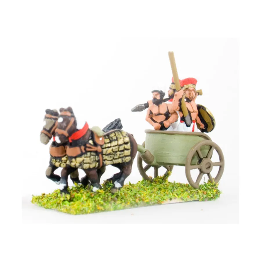 

Колесница с водителем и двумя дротиками, Ancient Miniatures - Biblical - Sea Peoples (15mm)
