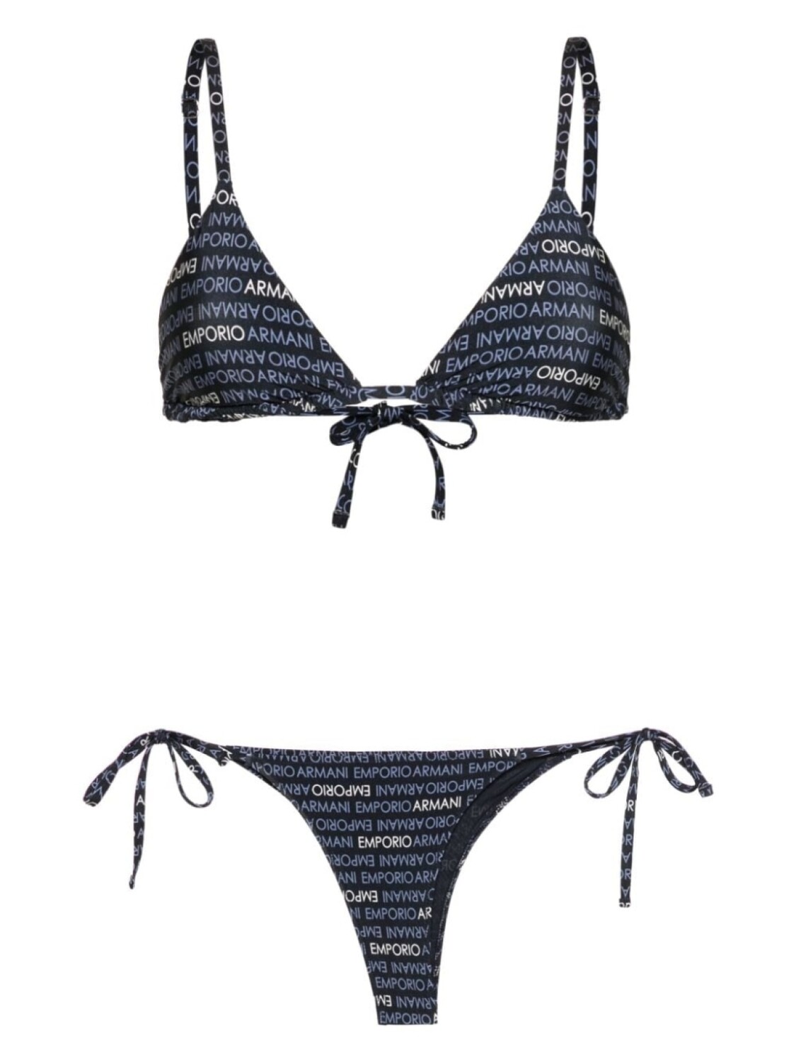 

Emporio Armani бикини с логотипом, синий