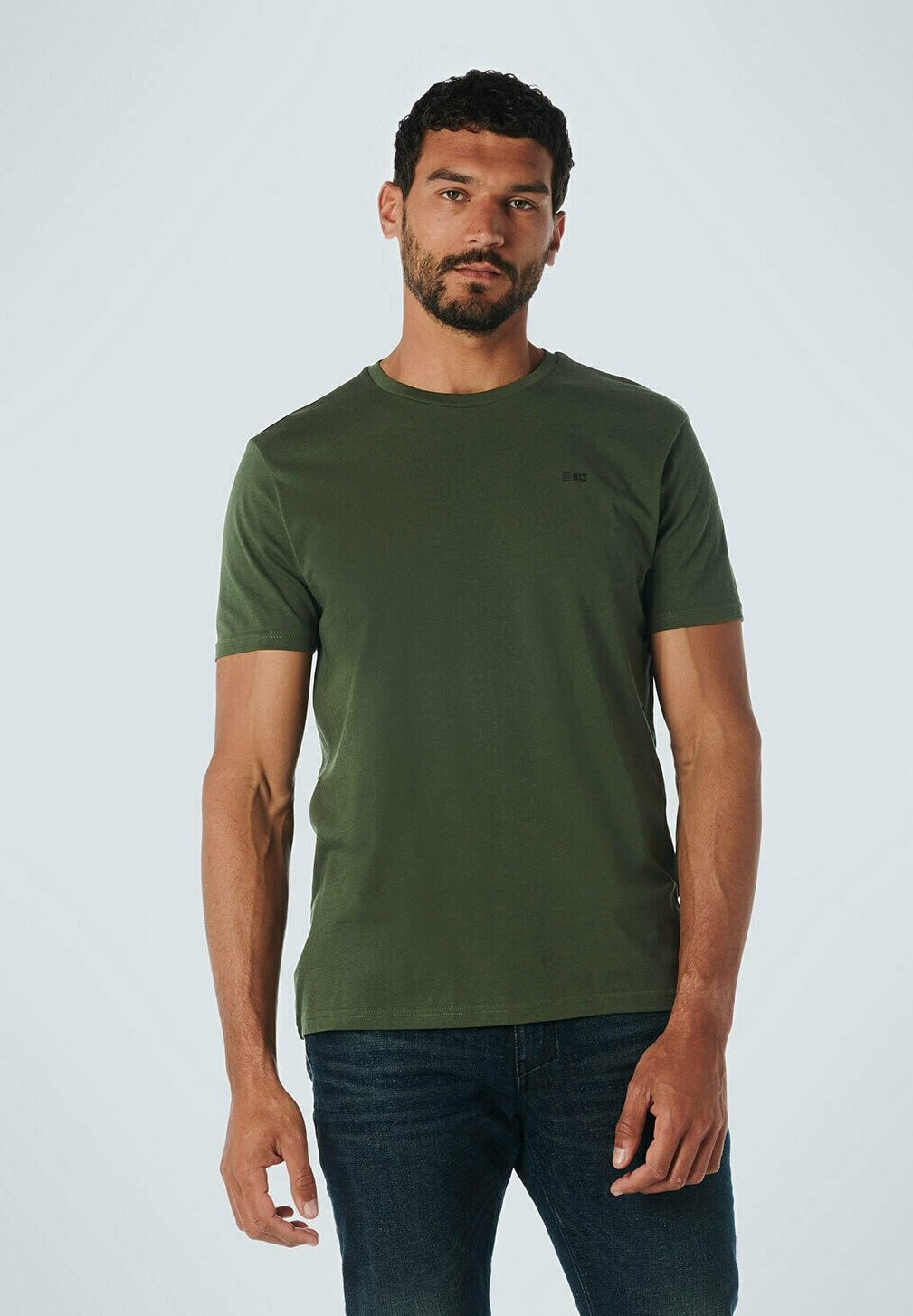

Футболка базовая CREWNECK NO EXCESS, цвет dark green