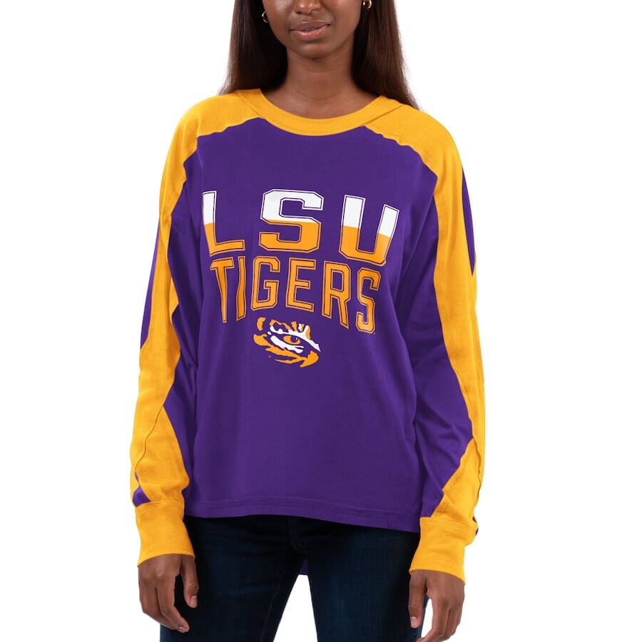 

Футболка с длинным рукавом G-III 4Her by Carl Banks Lsu Tigers, фиолетовый
