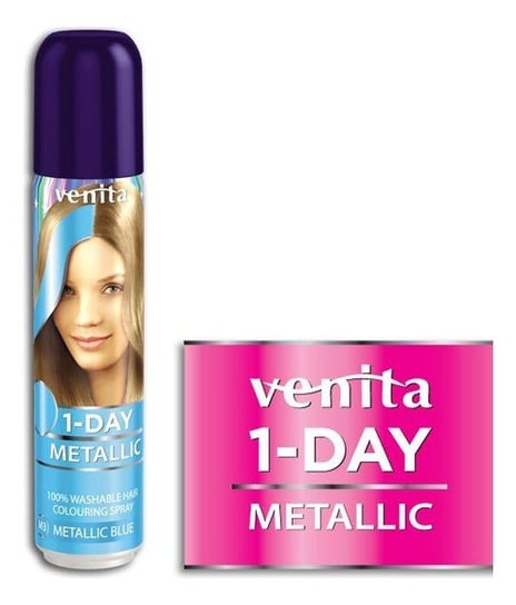 Спрей-краска для волос, M3 Blue, 50 мл Venita, 1-Day