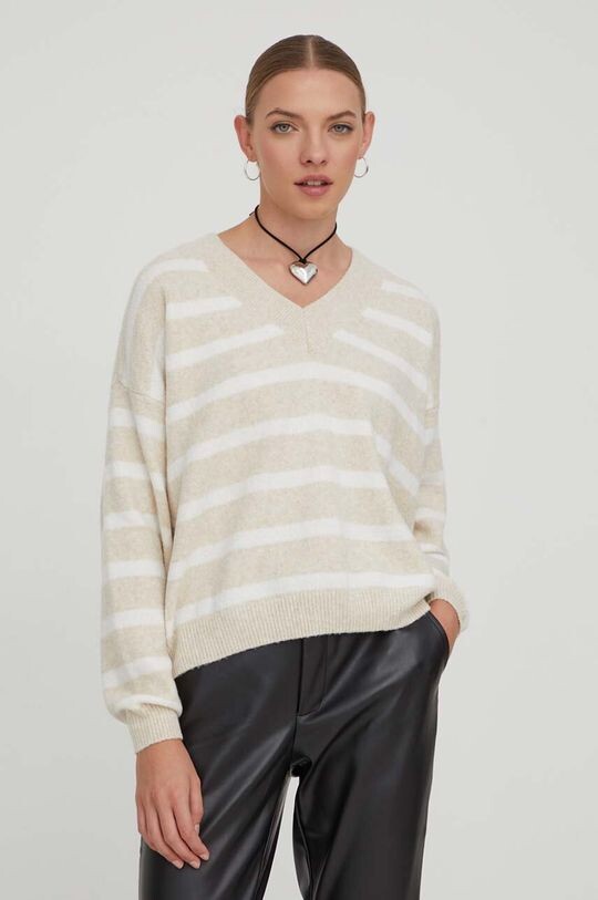 

Компания Холлистер свитер Hollister Co., бежевый
