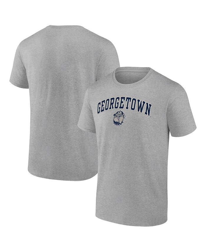 

Мужская футболка с логотипом Steel Georgetown Hoyas Campus Fanatics, серый