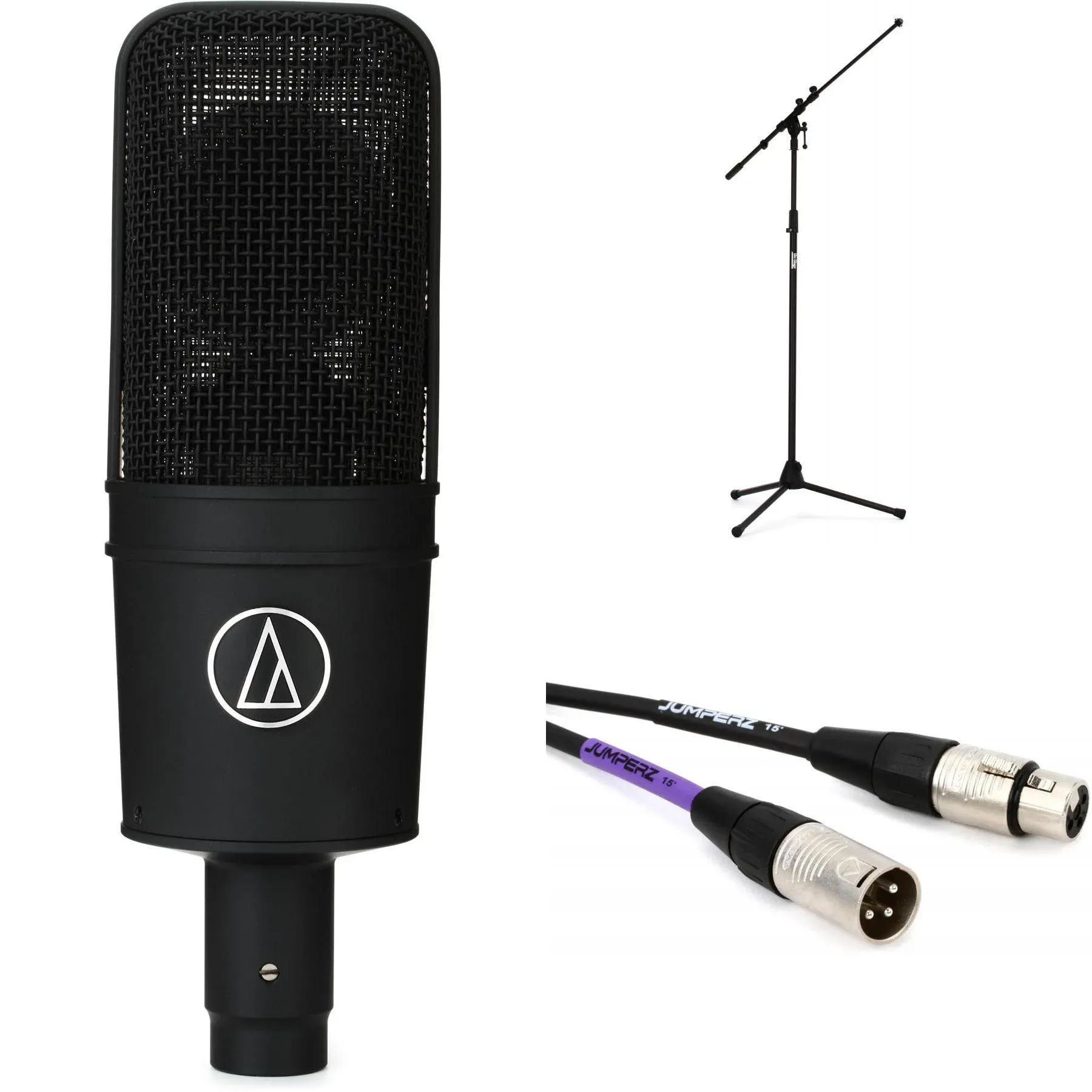 

Комплект конденсаторного микрофона Audio-Technica AT4033/CL со средней диафрагмой, подставкой и кабелем