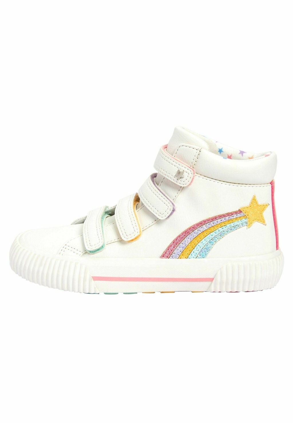 Высокие кроссовки Touch Fastening High Top Trainers Next, цвет white rainbow detail