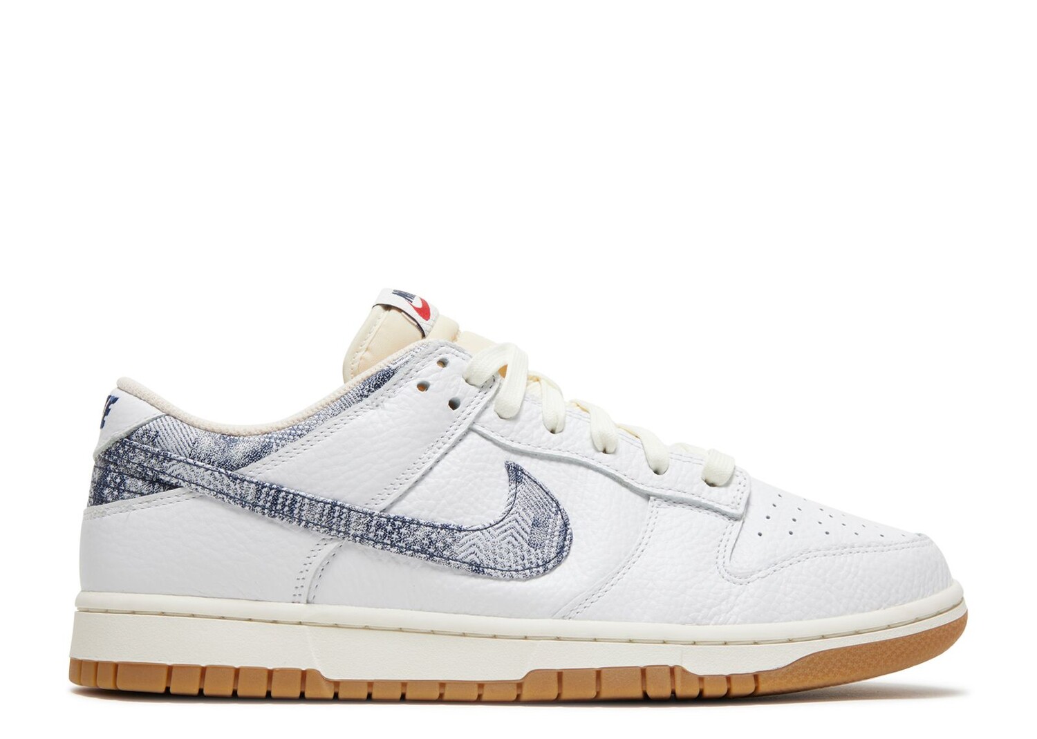 

Кроссовки Nike Dunk Low 'Washed Denim', белый, Белый;серый