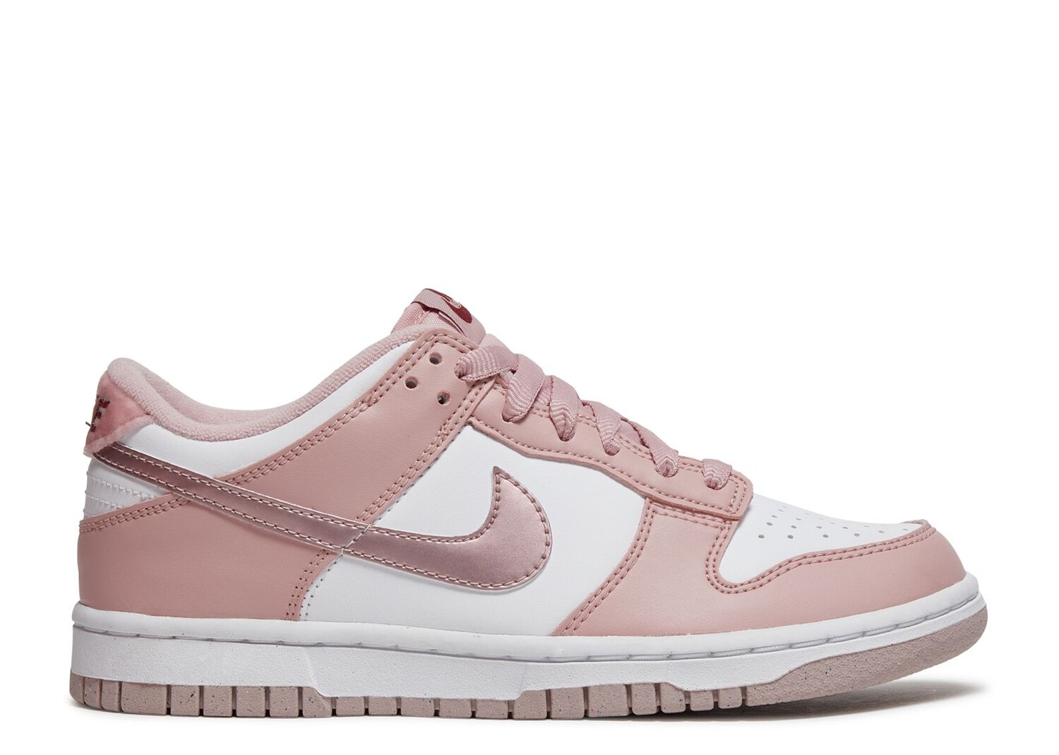 Кроссовки Nike Dunk Low Gs 'Pink Velvet', розовый кроссовки nike wmns dunk low green velvet бирюзовый