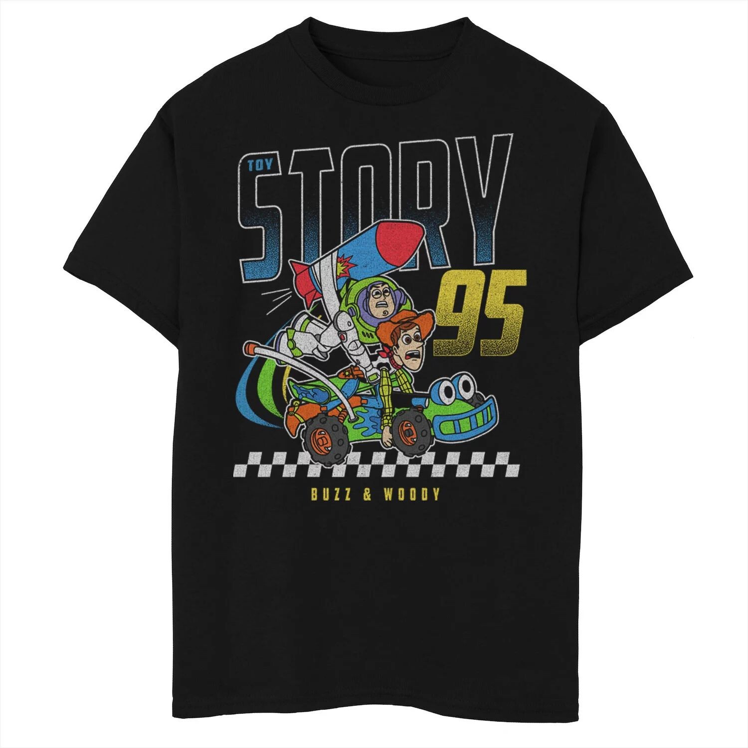 

Футболка Disney's Toy Story Boys 8–20 '95 с выцветшим рисунком Buzz & Woody Disney