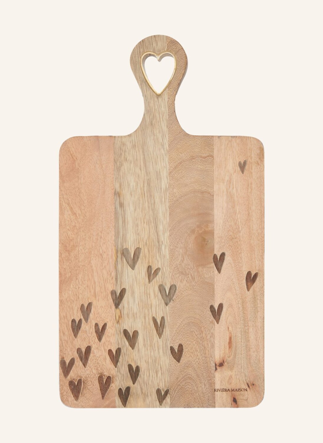 

Разделочная доска Riviera Maison HAPPY HEARTS, экрю