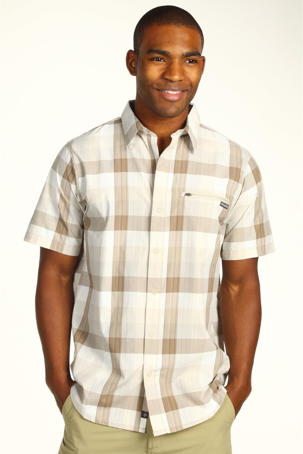 

Рубашка Columbia Cool CreekPlaid S/S Shirt, цвет Fossil
