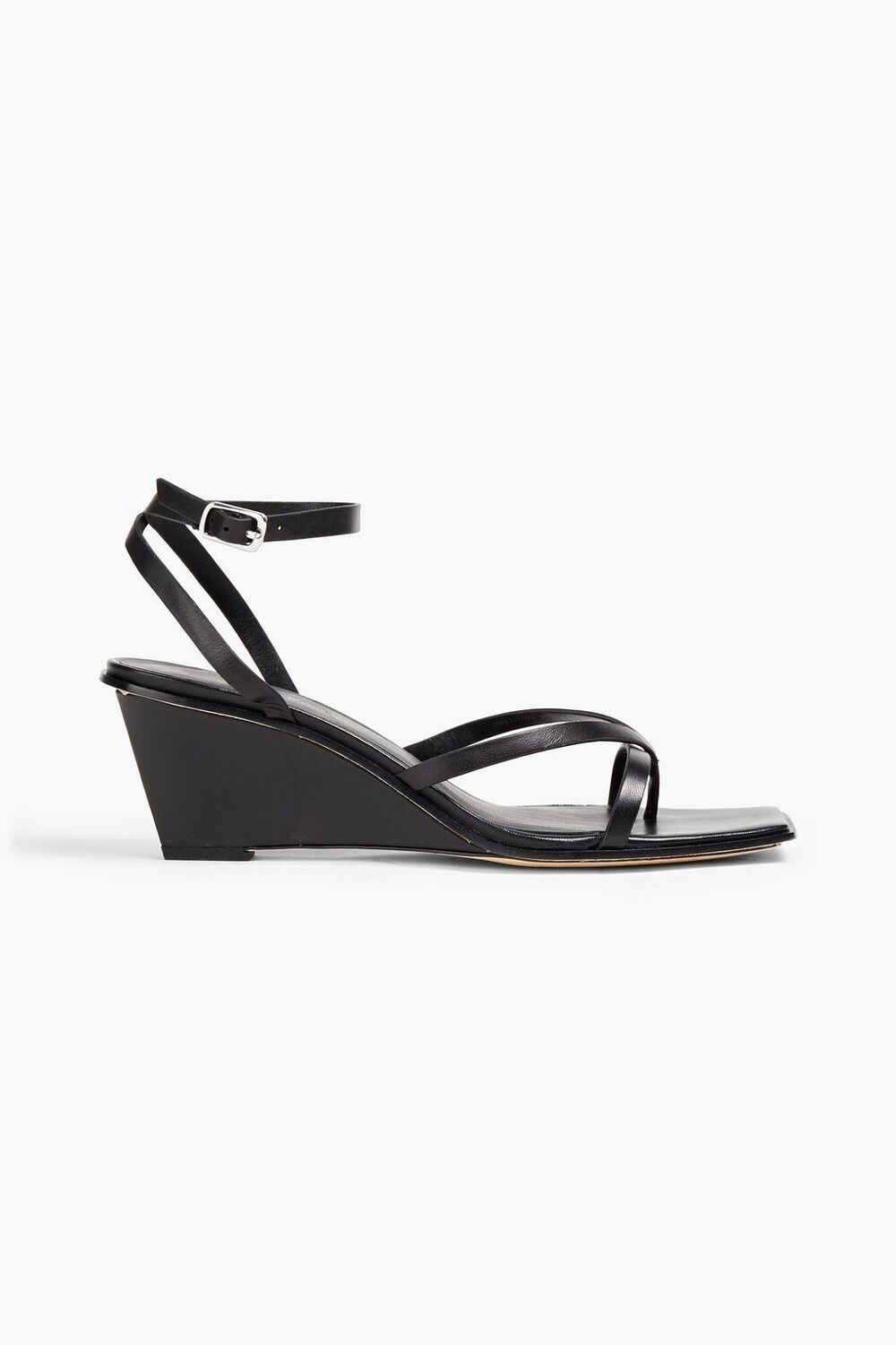 

Кожаные босоножки Laura 60 на танкетке 3.1 PHILLIP LIM, черный