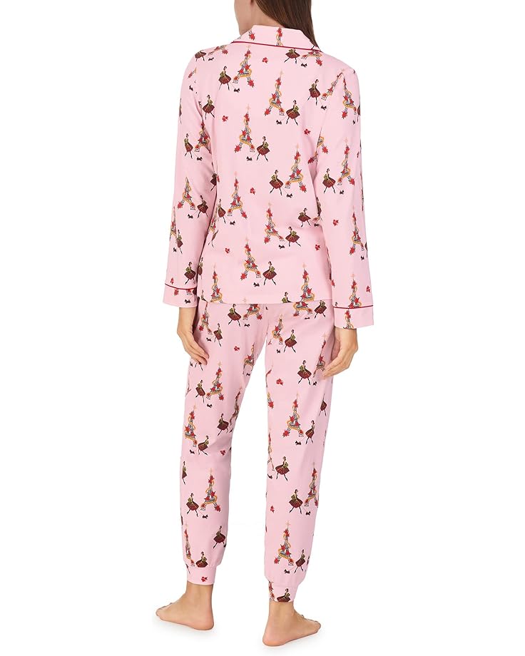 Пижамный комплект Bedhead PJs Long Sleeve Notch Joggers Set, цвет Christmas Chic цена и фото