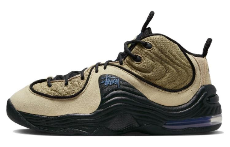 

Stussy Air Max Penny 3 винтажные баскетбольные кроссовки унисекс, Бежевый/Черный