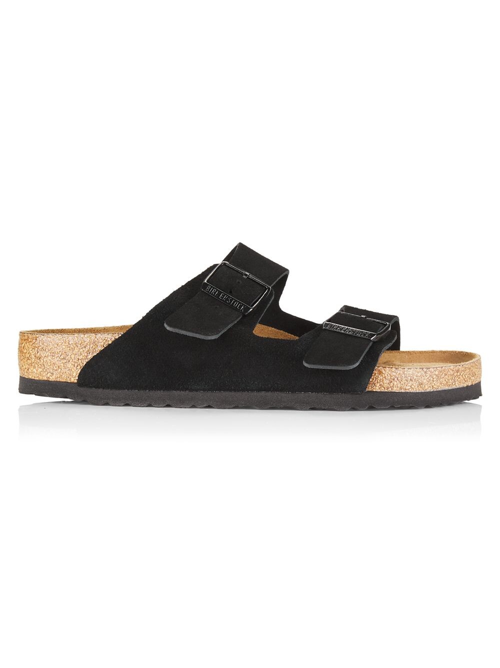 

Замшевые сандалии Arizona на стельке Birkenstock, черный