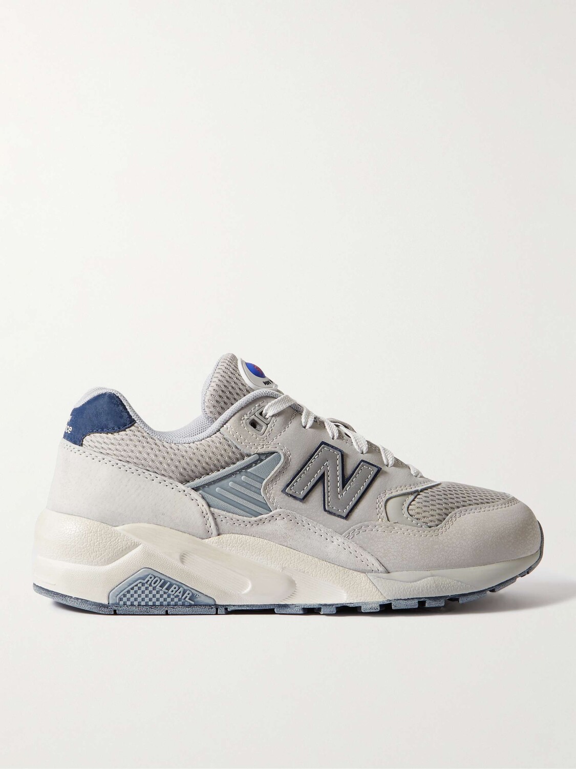 

Серые кожаные кроссовки Day 580 с сетчатой отделкой NEW BALANCE, серый