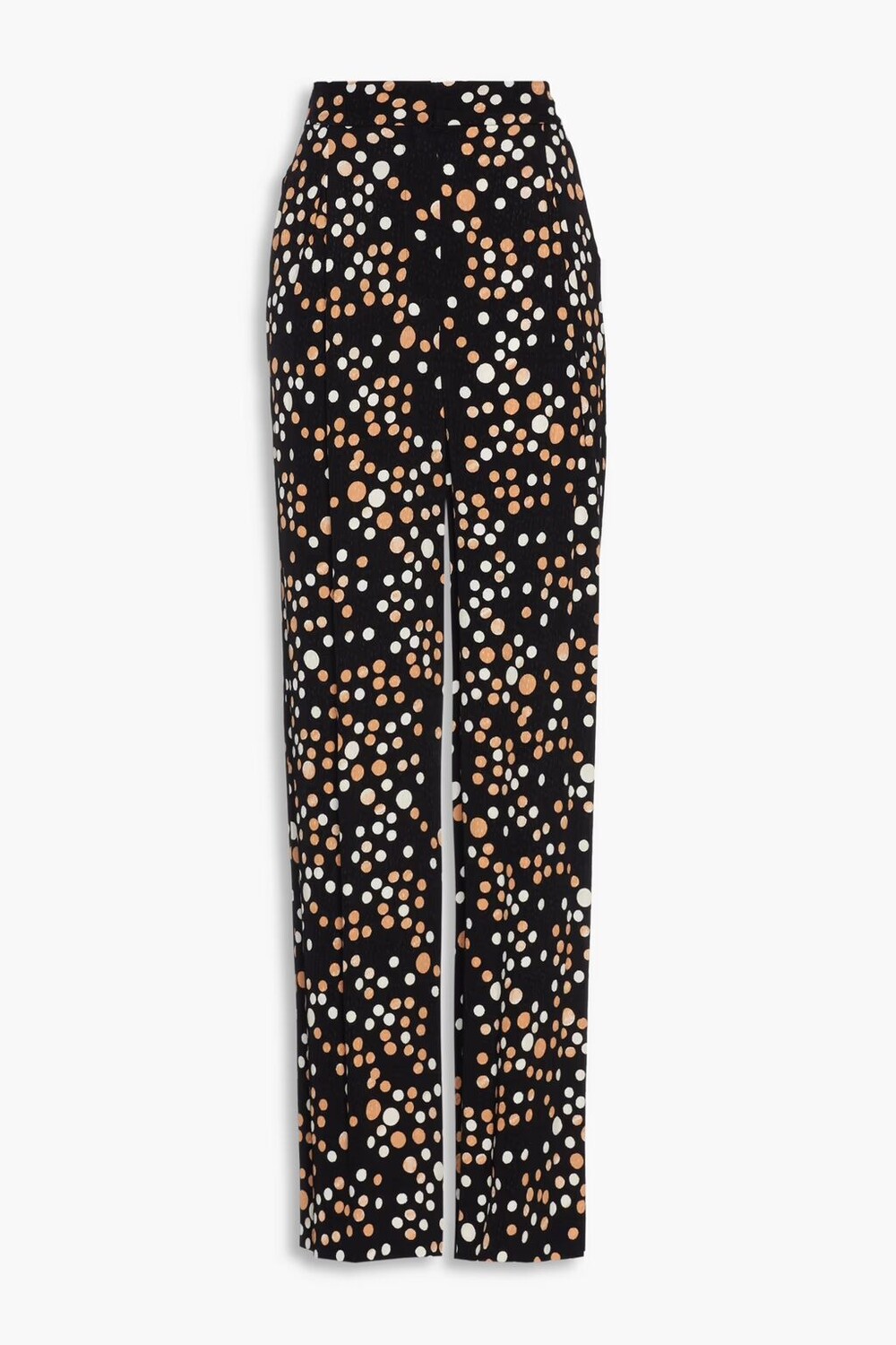

Широкие брюки из жаккарда с принтом Diane Von Furstenberg, черный