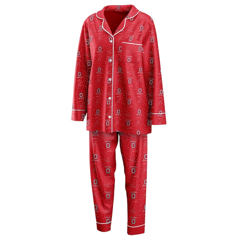 

Пижамный комплект WEAR by Erin Andrews Ohio State Buckeyes, алый