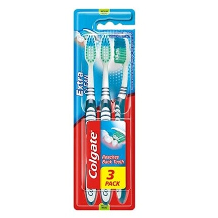 

Тройной набор зубных щеток Colgate Extra Clean, средний размер