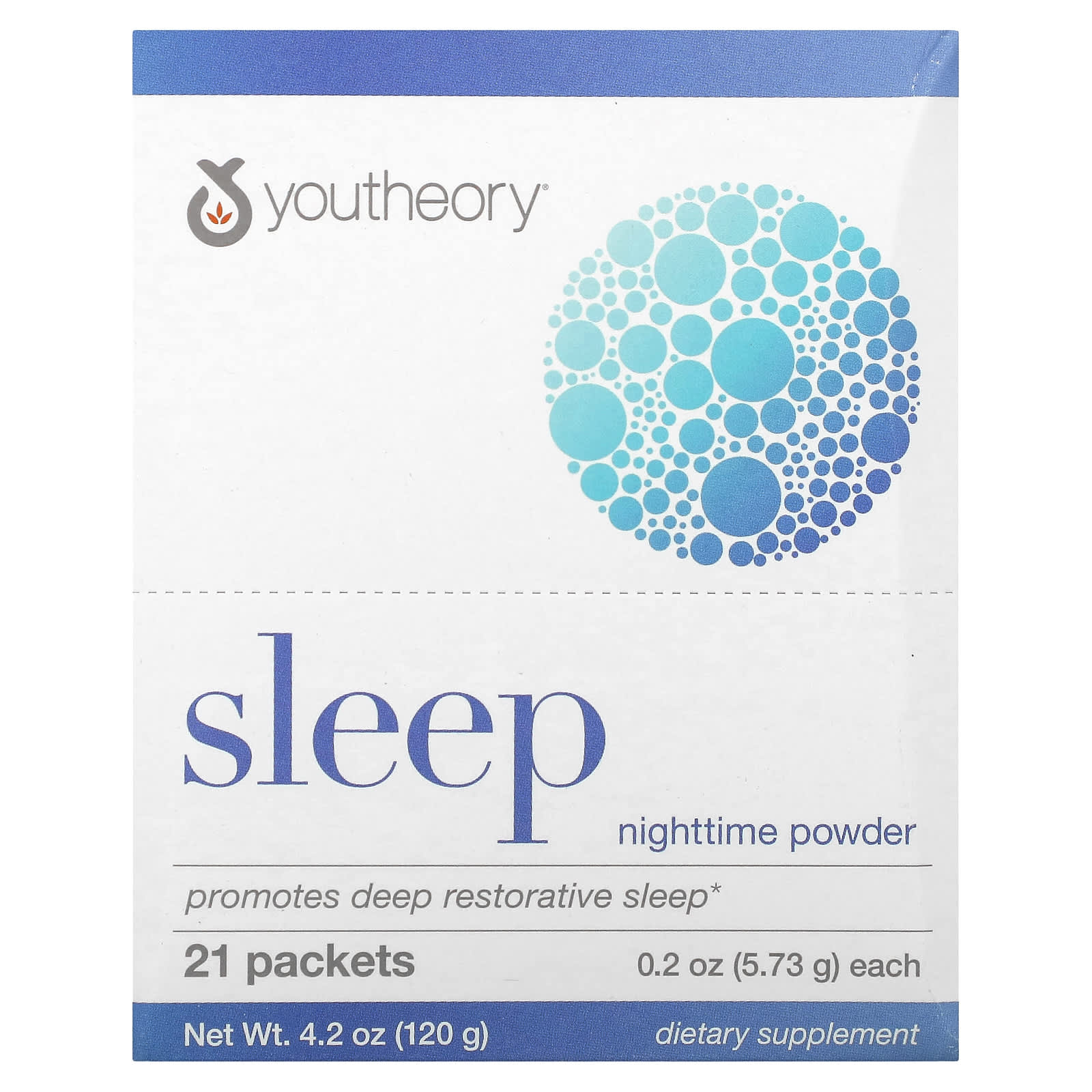 

Sleep, ночной порошок, 21 пакетик по 5,73 г (0,2 унции), Youtheory