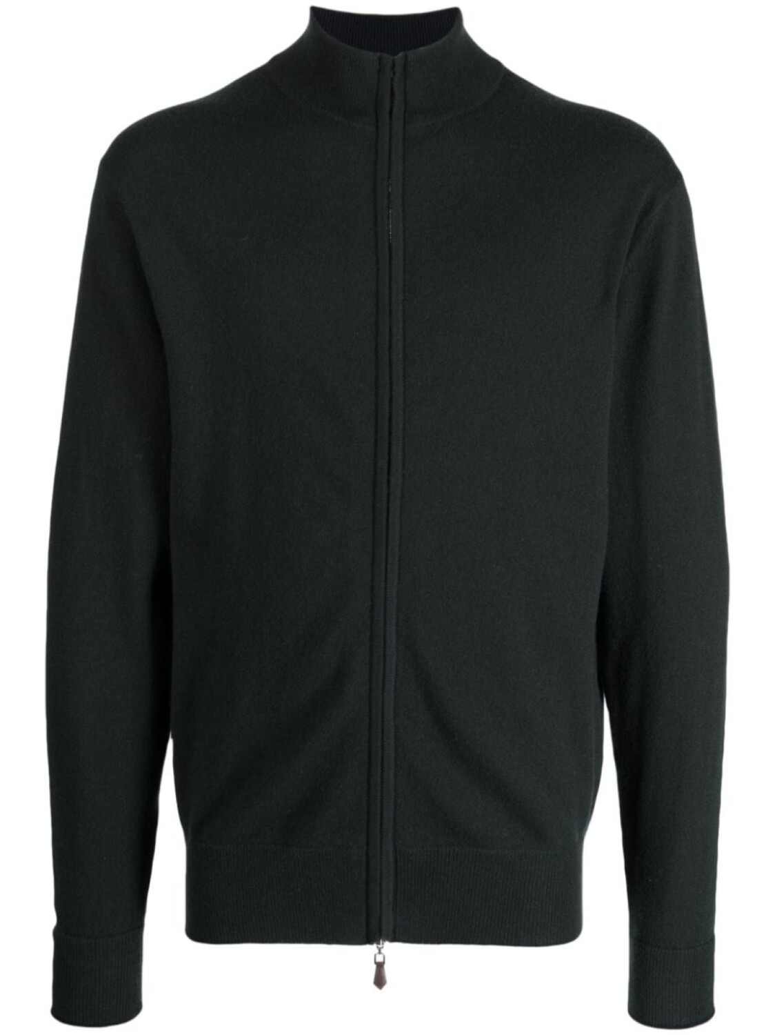 

N.Peal кашемировый джемпер The Knightsbridge Zip, зеленый