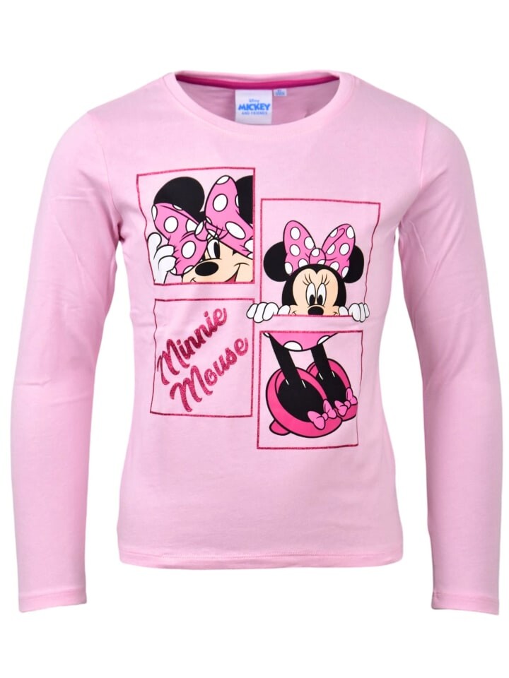 

Рубашка с длинным рукавом Disney Minnie Mouse Minnie Mouse, розовый