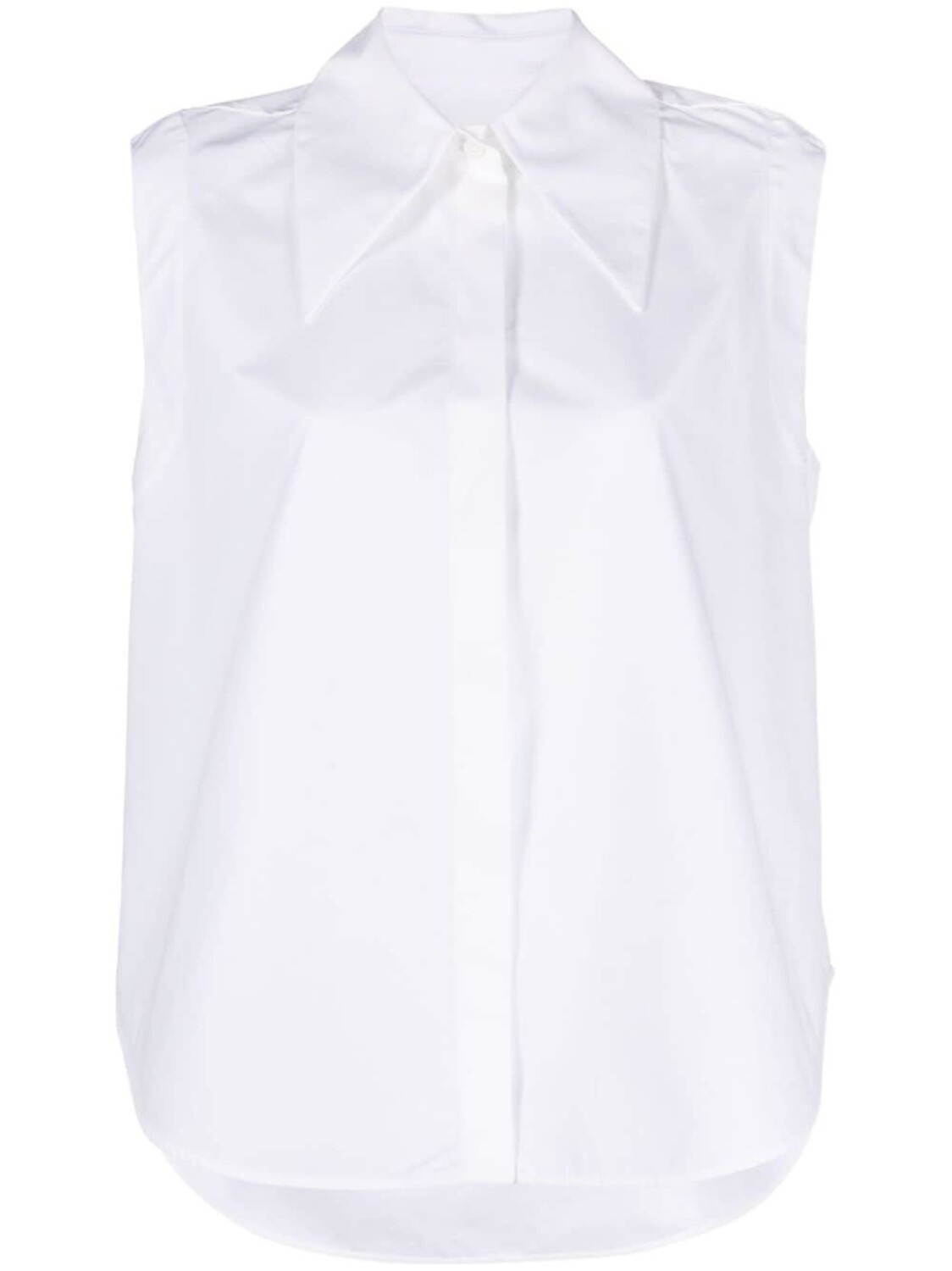 

Jil Sander рубашка без рукавов, белый