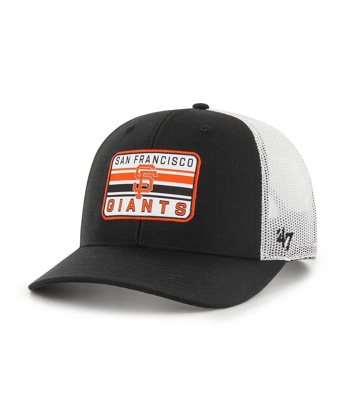 Мужская черная регулируемая кепка San Francisco Giants Drifter Trucker '47 Brand