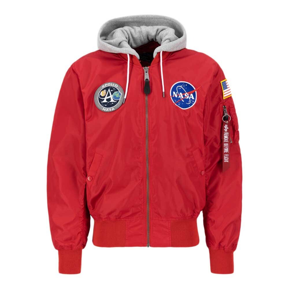 

Куртка Alpha Industries Ma-1 Zip Apollo, красный