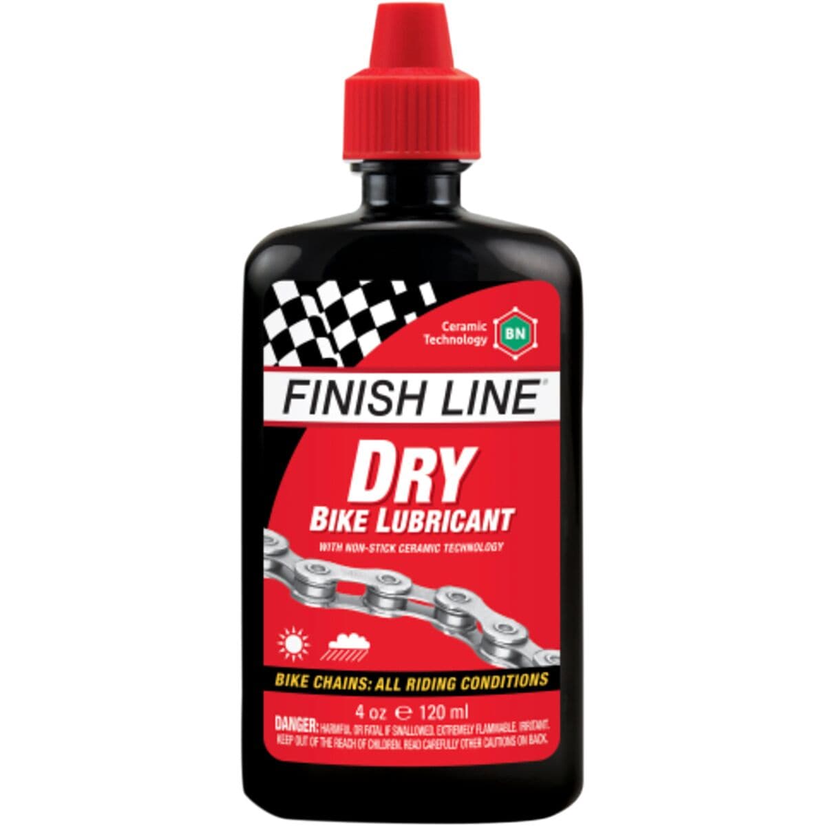 Керамическая сухая смазка для цепи Finish Line, цвет drip керамическая смазка для мокрой цепи finish line цвет drip