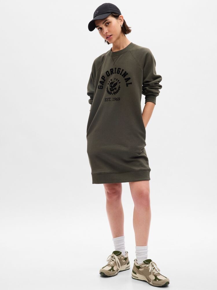 

Платье с логотипом Gap, зеленый