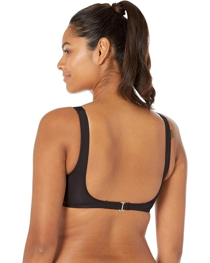 

Топ бикини Billabong Sol Searcher Seamed Tank Bikini Top, цвет Black Pebble