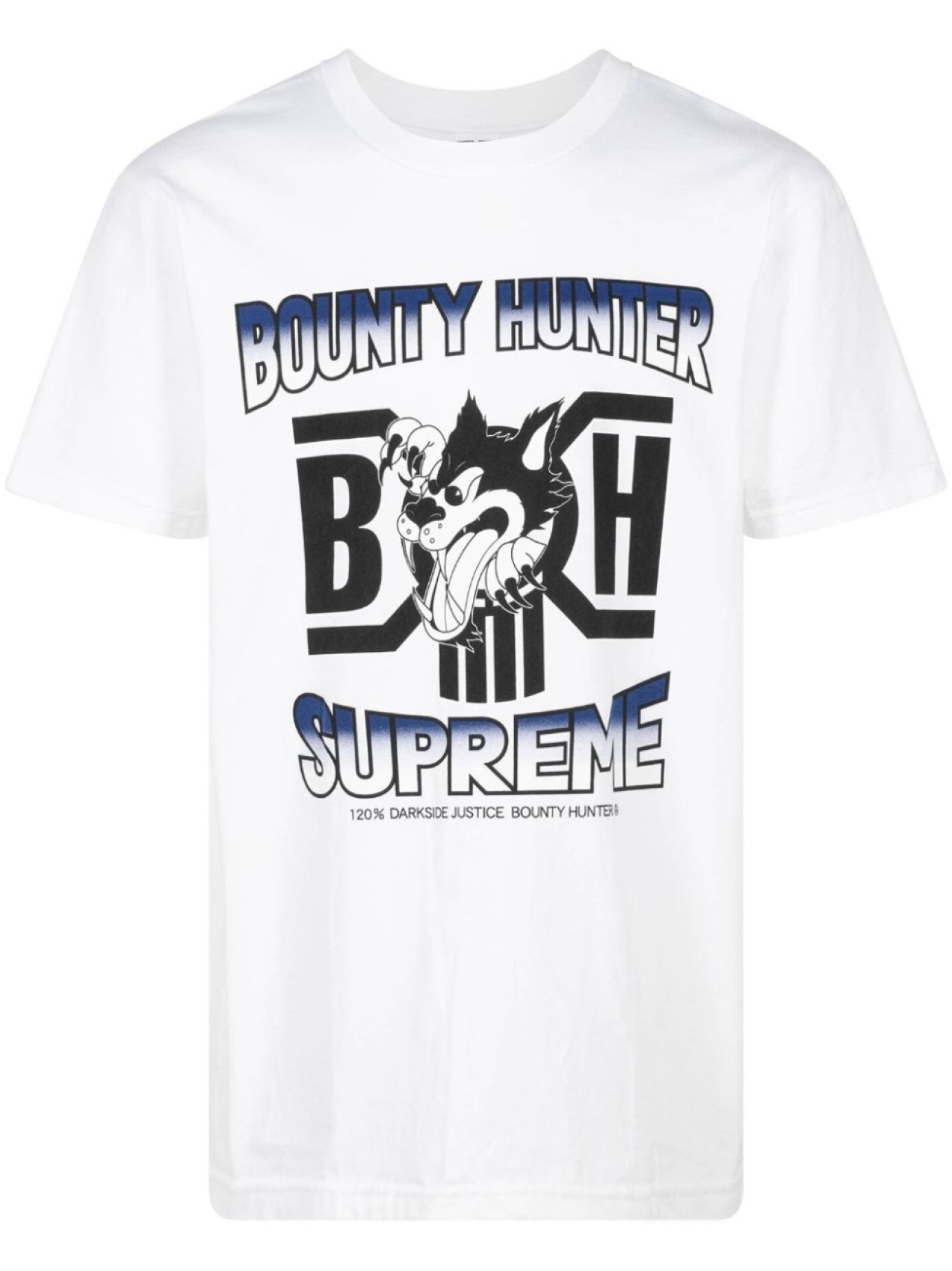 

Supreme футболка Wolf из коллаборации с Bounty Hunter, белый