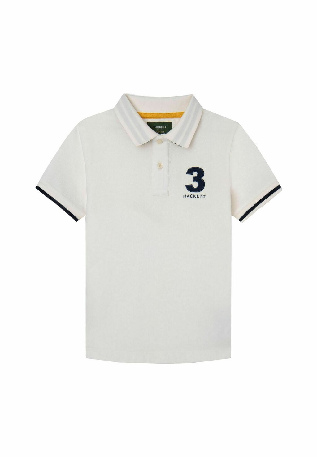

Рубашка-поло HERITAGE NUMBER Hackett London, цвет antique white