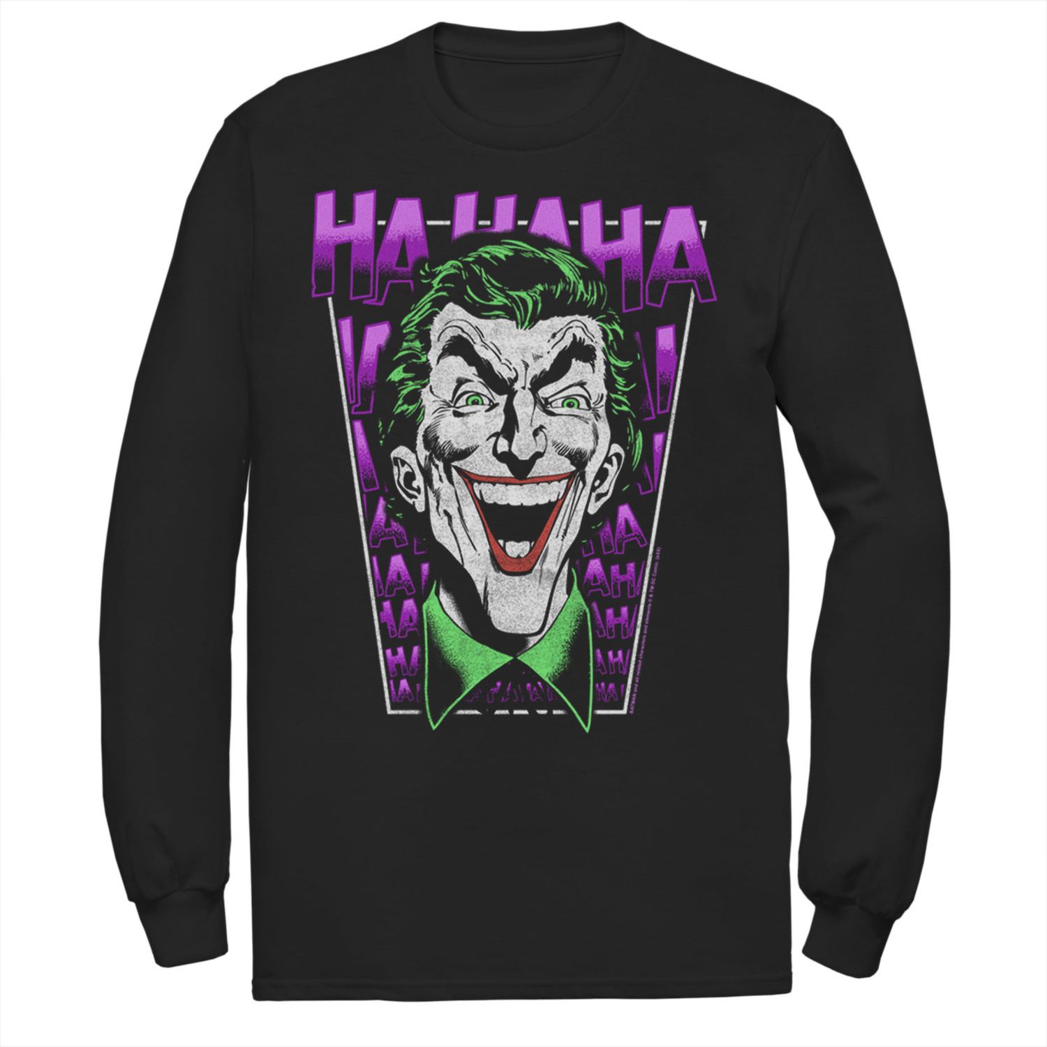 Мужская футболка DC Comics The Joker HAHAHA с большим лицом зонт the joker hahaha