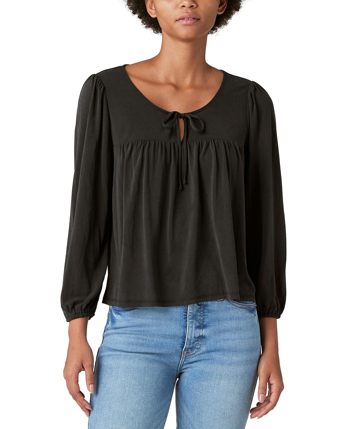 

Женский топ Sandwash с круглым вырезом и завязкой спереди Lucky Brand