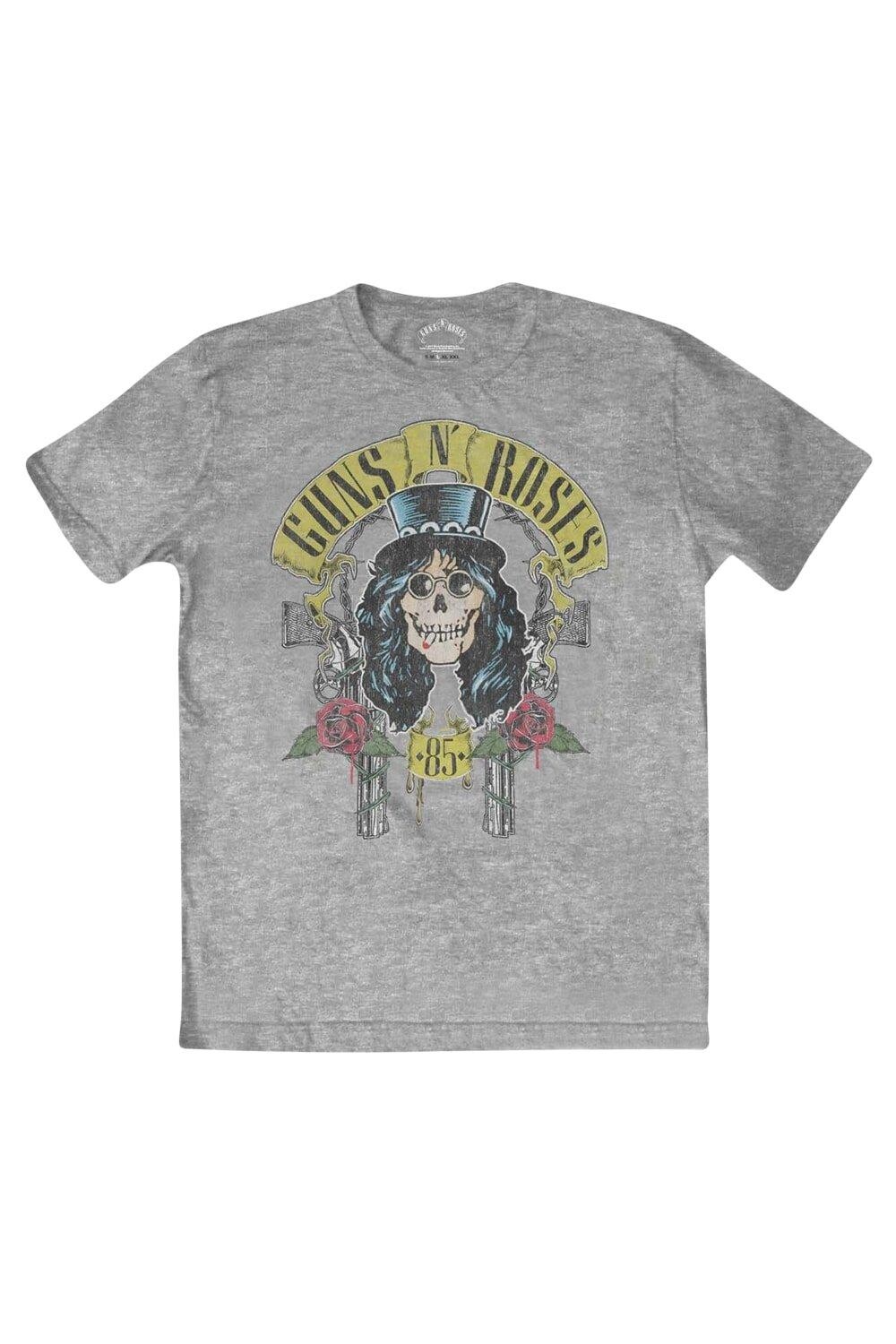 

Футболка Слэш '85 Guns N Roses, серый