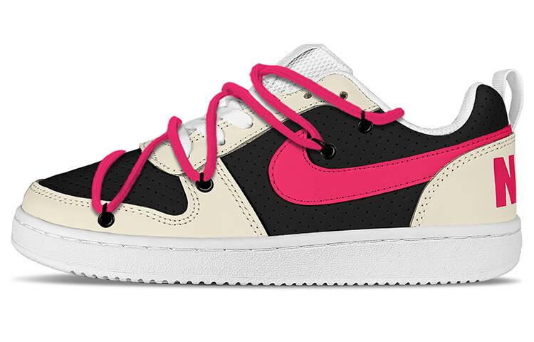 

Мужские кроссовки для скейтбординга Nike Court Borough, Pink Blast/Gridiron/Volt